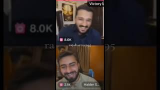 Live Proposal For Haider#rajabfamily #haider #love #rajab #funny@rajabbutt94@i.haiderr#shorts