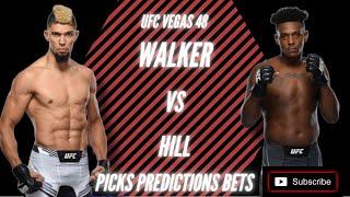 UFC Vegas 48 Walker vs Hill FULL Fight Breakdowns and Predictions