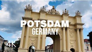 Walk Potsdam Germany  4K #4kwalk #walking #citywalk #germany #4ktour  #potsdam #brandenburgertor