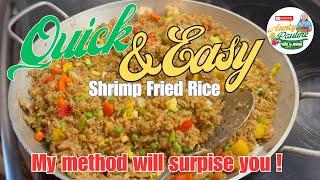 In the WEEK - easy Dinner made simple ! Shrimp fried rice. My way is different.