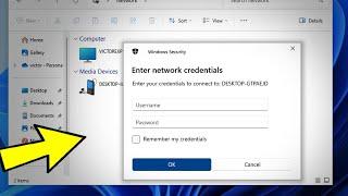 Fix Enter Network Credentials File Sharing in Windows 11 / 10 / 8 / 7 - How To Bypass Password 