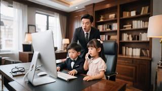 Two genius babies found mommy's location in one second and helped the CEO chase his wife!