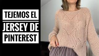 KNIT BEST JUMPER FROM PINTEREST WITH RIBBED STITCH