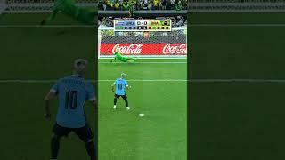 FULL Penalty Shootout in Uruguay vs. Brazil!  #soccer #copa #uruguay