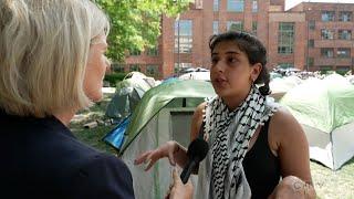 Protestors will 'put their lives on the line | Georgetown pro-Palestinian demonstration organizer