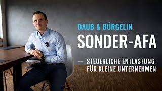 Als KMU Steuern sparen mit der Sonder-AfA - So geht's! | Daub & Bürgelin (Steuerberater)