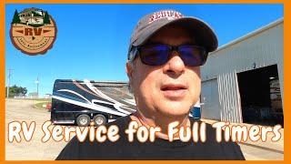 How to GET YOUR RV SERVICED While Living in it FULL TIME