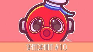 Speedpaint #10 - Octo-1 (Tako-chan) from Voltes V // by Hanny27