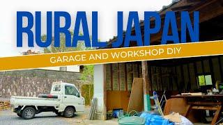 Working on The Garage in The Countryside of Japan | I bought an Akiya With a Garage and Workshop