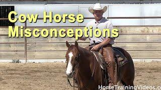 Cutting Horse & Cow Horse Misconceptions