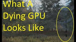 Demonstration Of GPU Artifacts (Dying Graphics Card)