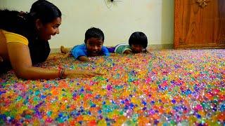 Housefull Orbeez Ball | வீடு முழுக்க 1 லட்சம் Orbeez Ball போட்டு நிரப்பியாச்சு. | Mrs.Abi Time