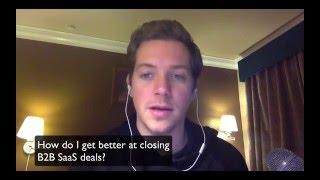 How do I get better at closing B2B SaaS deals? - Alex Berman