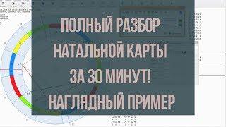 Полный разбор натальной карты за 30 минут!