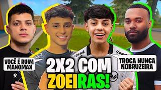 MANOMAX MESMO TRAVADO AMASSOU NOBRU E CEROL INCRIVELMENTE NESSE 2X2! FT. GURAS!