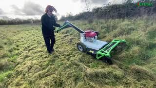 Etesia Attila AH75 Pedestrian Brushcutter Demonstration