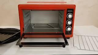 Духовка электрическая печь ASEL AF-33-23 Red 33L 1300W