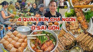 Tổng hợp 4 quán BÚN CHẢ NƯỚNG THAN ở Sài Gòn, Toàn Quán Ngon Phải Thử | Địa điểm ăn uống