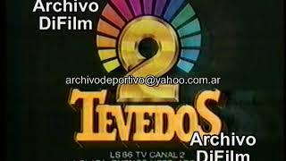 ID Tevedos LS 86 TV Canal 2 La Plata Buenos Aires Argentina - DiFilm (1990)