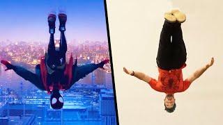 Spider-Man: Into the Spider-Verse Stunts In Real Life (Part 2)