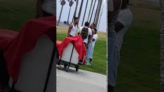 Boonk gang getting checked by goons at Venice Beach!