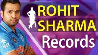 Rohit Sharma Records List in Cricket | Indian Crickter Rohit Sharma Information Video in English