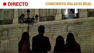 FELIPE VI: CONCIERTO de la GUARDIA REAL y ARA MALIKIAN en el PALACIO REAL | RTVE Noticias