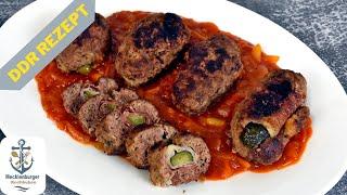 Kennst Du DDR Bauernrouladen mit Zwiebel Letscho?  Geniales Rezept!