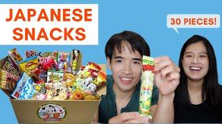 Trying Japanese Snacks! | 30-Piece Amazon Snack Box Review