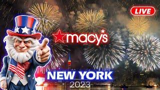  July 4 FIREWORKS - NEW YORK CITY ⭐️ LIVE ⭐️ Macy's fireworks (New Drone Intro)