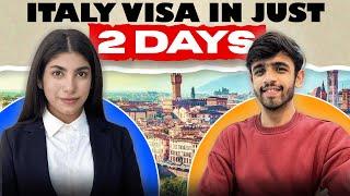 HOW SHE GOT ITALY STUDY VISA IN JUST 2 DAYS | VISA EXPERIENCE INTERVIEW OF ITALY 2024-25