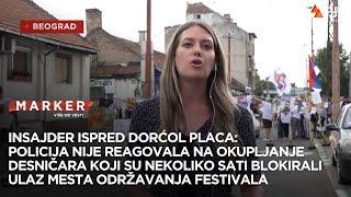 Insajder ispred Dorćol placa: Navijači i desničari i dalje blokiraju ulaz, uprkos zabrani okupljanja