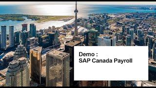 SAP Canada Payroll Demo Session