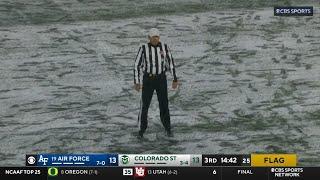 unsportsmanlike conduct... on the fans for throwing snowballs