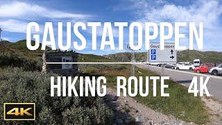 Hiking Route Gaustatoppen Norway Summer 2021