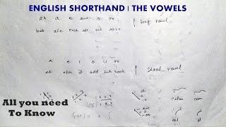 The Vowels |  Shorthand Learning