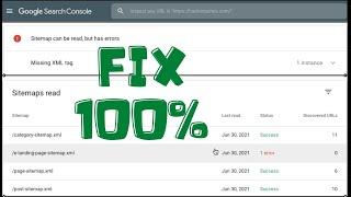 Fix e landing page sitemap xml error in Google Search Console? wordpress English Video.