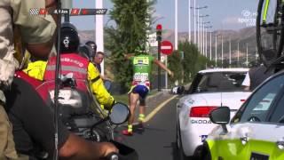 Vuelta 2015 - Stage 8 - Peter Sagan crashed in final km's