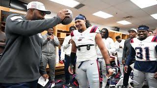 EXCLUSIVE: Inside the Patriots Locker Room After the Win vs. Chicago Bears | NFL Week 10