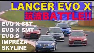 ランサーエボ10登場!! そのハイテクの戦闘力は!? 筑波BATTLE!!【Best MOTORing】2008