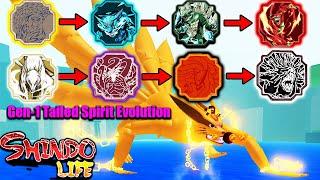 ALL GEN 1 TAILED SPIRITS *EVOLUTION* SHOWCASE!! | WHAT'S THE BEST Tailed Beast? | ROBLOX Shindo Life