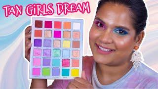 Tan Girl Tries - Glamlite Ice Cream Dream Eyeshadow Palette | Karen Harris Makeup