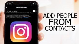 How to Add People From Your Phone Contacts on Instagram (2024)