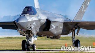 F-35C Lightning II Demo - Friday - EAA AirVenture Oshkosh 2023