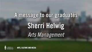 Sherri Helwig | A Message to ACM Grads