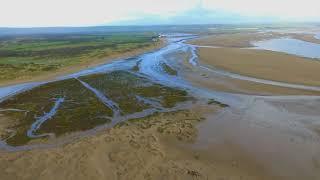 Fascinating fly around Crow point, North Devon.
