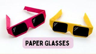 Paper Glasses - How to make paper sunglasses - Paper Heart Glasses - Paper Craft Ideas - Love