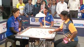 CARROM |  K. NAGAJYOTHI (CSSCSB) VS RASHMI KUMARI (PSPB) | WTC-SF-1 (WOMEN SINGLES)