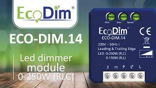 ECO-DIM.14 led dimmer module 0-250W (RLC)