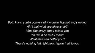 NF - Let you down (Lyrics)
